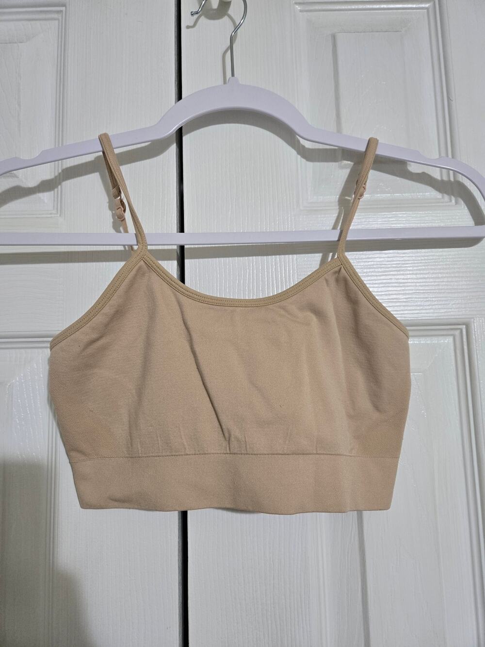 Wonder nation xl girls tan sports bra